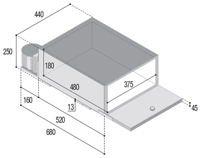 Vitrifrigo BRK35P Kühlkassette 35L - Image 3